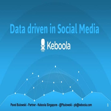 Data driven in social meet up 20 minutes