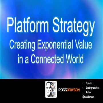 Keynote slides: Platform Strategy Creating Exponential Value  in a Connected ...