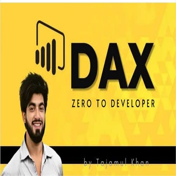 DAX (Data Analysis eXpressions) from Zero to Hero | PPTX