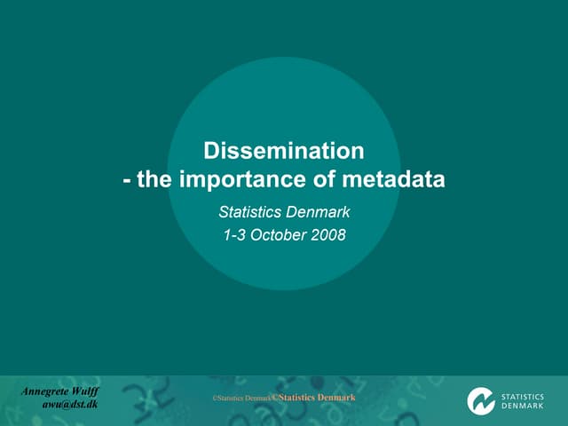Dissemination Documentation