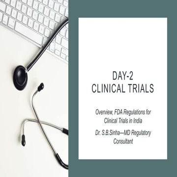  Clinical trails overview