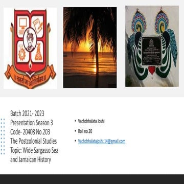 Wide Sargasso Sea and Jamaican History