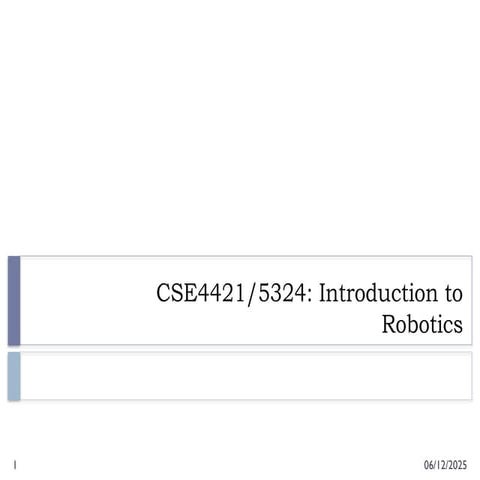 Day 01 Introduction To Robotics Pptx