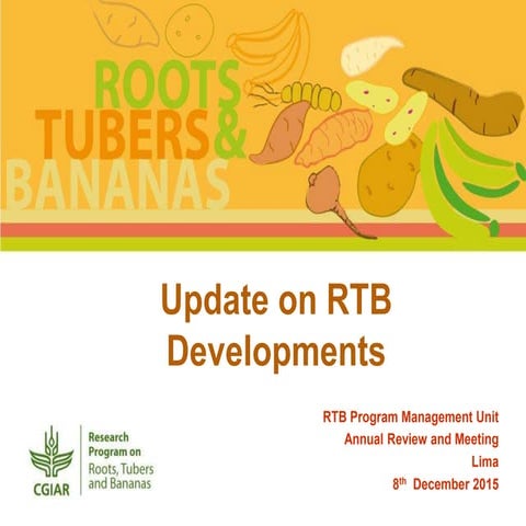2015 RTB Program Highlights & Updates