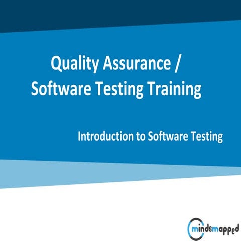 Introduction to Software Testing - Part 1 | PPT