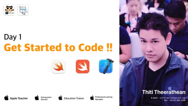 Get Started to Code with Swift | PPT