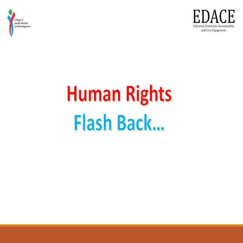 Day 1   human rights based approach