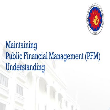 Day 1 - Maintaining PFM Understanding.pdf