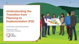 Understanding the Transition from Planning to Implementation (P2I)