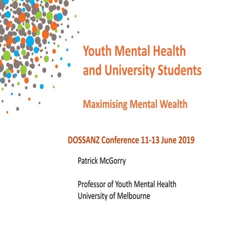 The opportunity and waste of human potential: Managing the mental health of t...