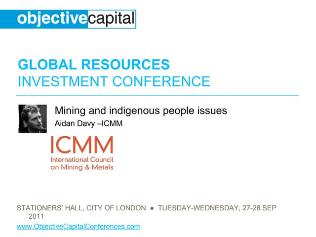 Mining and indigenous people issues