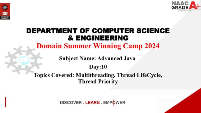 advance java, with their life cycle, importance of java, features of java.pptx