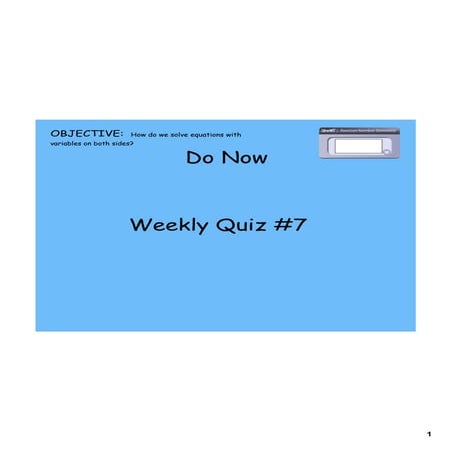 Day 10 variables on both sides