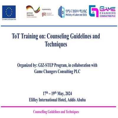 Vocational guidance and counseling center | PPTX