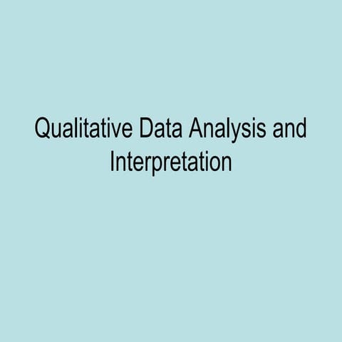 data interpretation