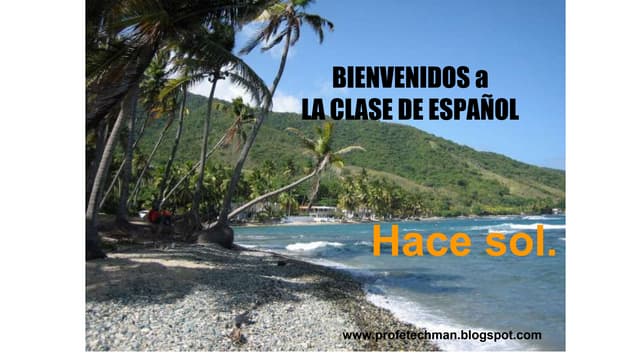 Day 1 CLASS START UP ALL LEVELS SPANISH