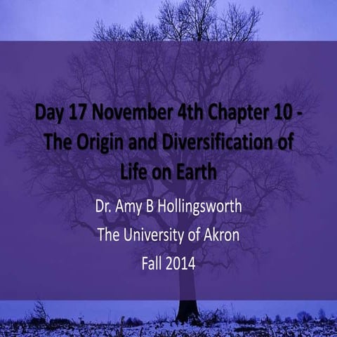 The Diversity of Life (updated)