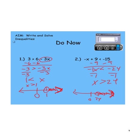 Day 18 translating inequalities