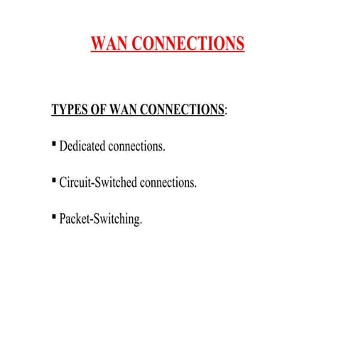 Day 19 wan connections