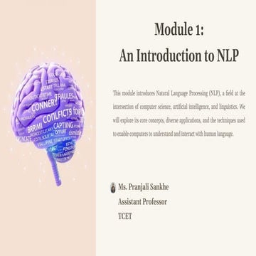 Comprehensive Introduction to Natural Language Processing Concepts