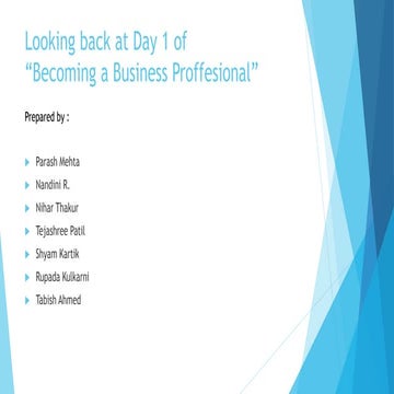 Day1_Becoming Business Proffesionals_Hi Fi