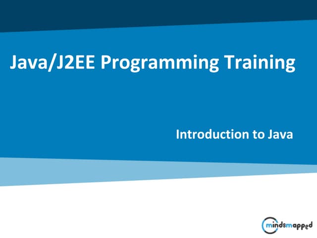 Introduction to Java 