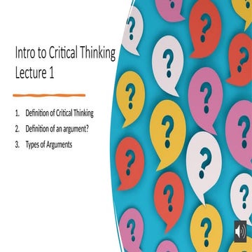 Day 1, Intro to Critical Thinking 3rd Version.pptx