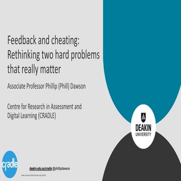 The future of assessment: five principles, five targets for 2025 | PPTX