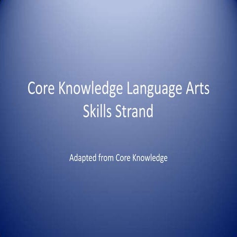 Day 1 presentation skills strand