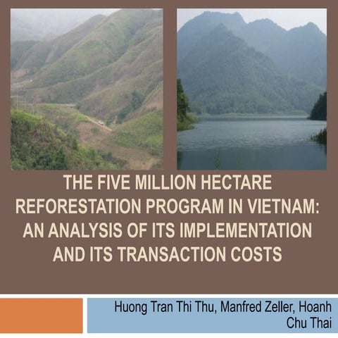 Day 1 session 5.2 five million hectare reforestation program in vietnam