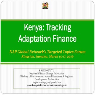 Adaptation Finance: NAP Global Netw...