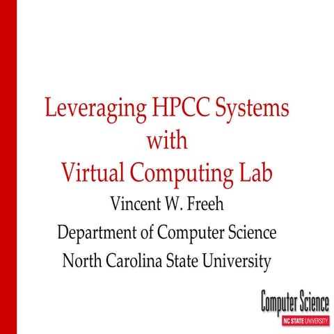 HPCC Systems Engineering Summit Presentation - Leveraging HPCC Systems with V...
