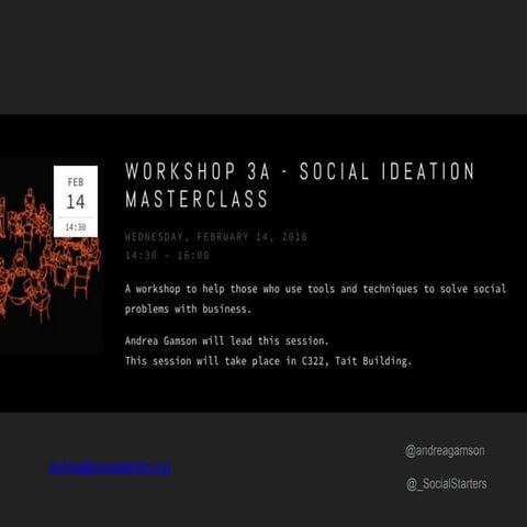 Day 1 Workshop - Andrea Gamson