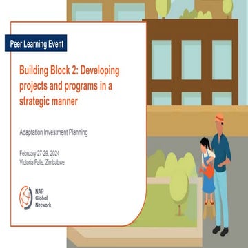 Developing projects and programs in a strategic manner: Adaptation ...
