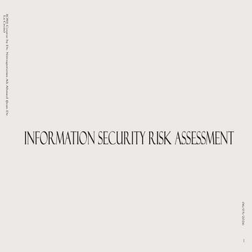 Comprehensive Information Security Risk Assessment and IT Audit ...