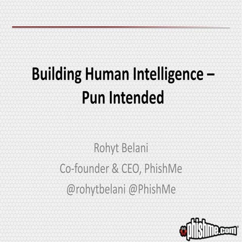 Building Human Intelligence – Pun Intended
