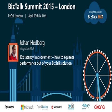 10x latency improvement – how to squeeze performance out of your BizTalk solu...