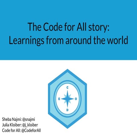 The Code For All story: learnings from around the world