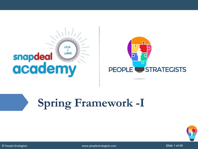 Spring Framework -I