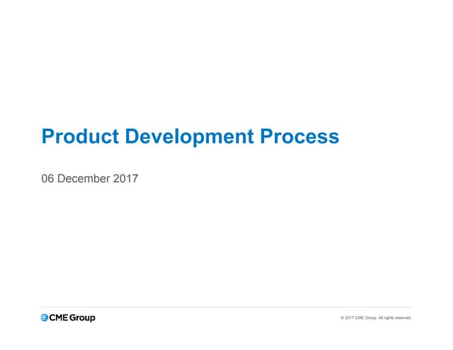 Product Development Process. Ukraine Commodity Market Development Conference