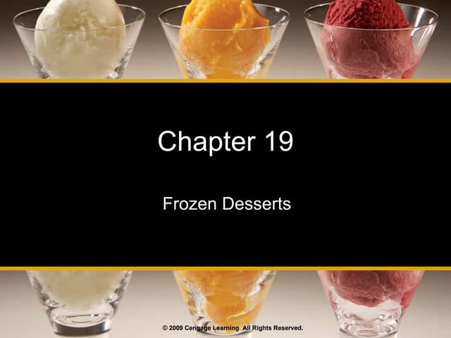 Day 2 frozen desserts