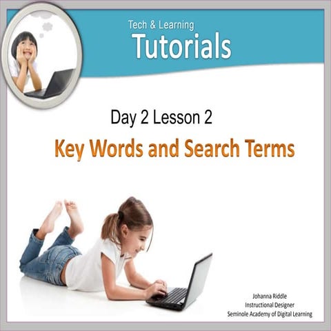 Day 2 Lesson 2 Key Words and Search Terms