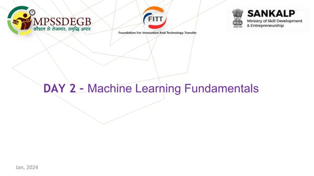 Machine Learning Fundamentals: Definition and many more