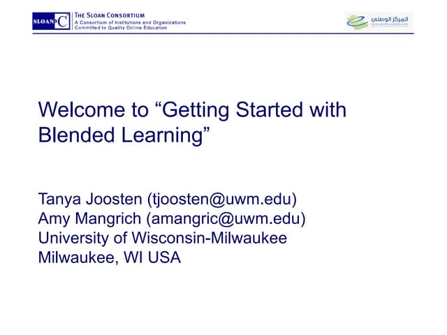 Blended Learning, Day 2, Riyadh