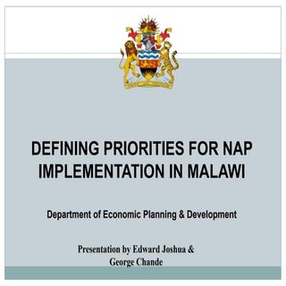 Defining Priorities for NAP Impleme...