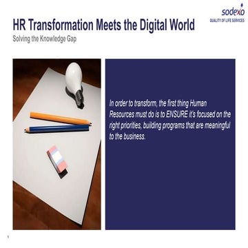 KM SHOWCASE 2020 - "HR Transformation Meets the Digital World" - Shavanna Jagrup