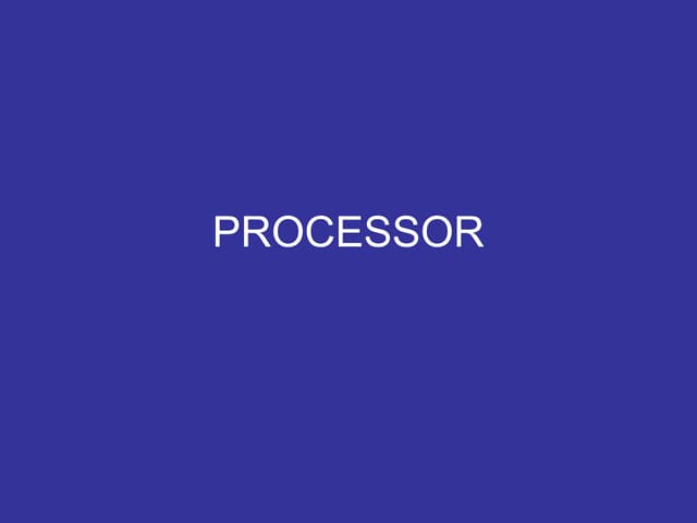 PROCESSOR