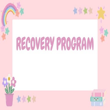 recovery program