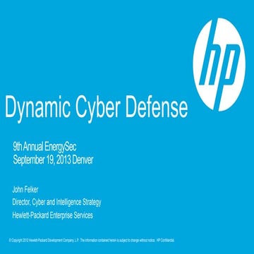 Dynamic Cyber Defense