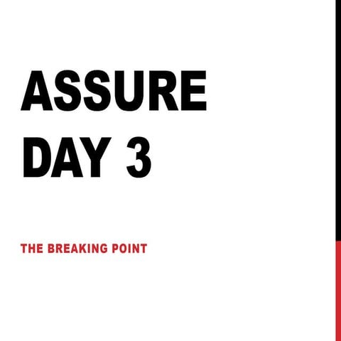 Day3 assure 